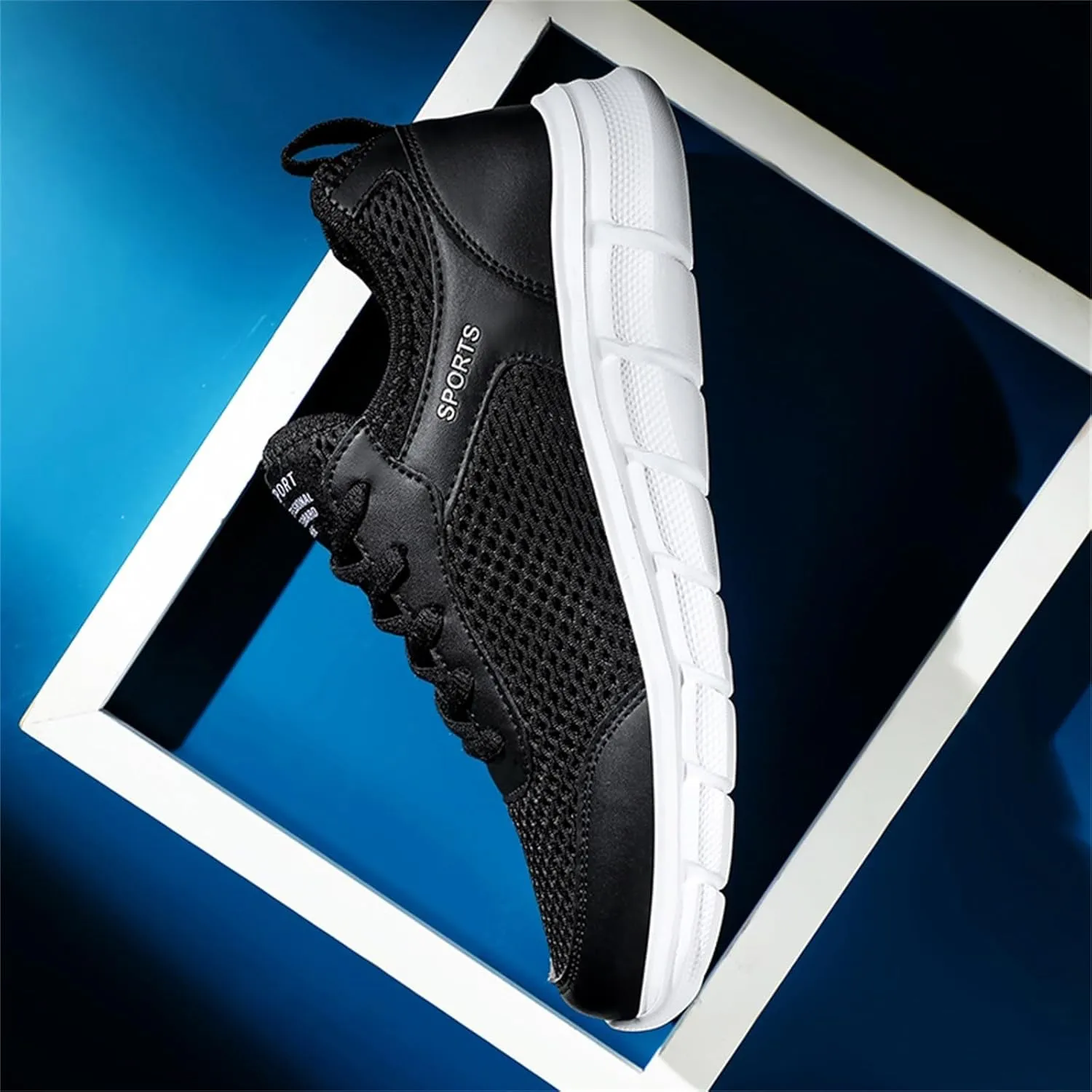 Sneakers for Men Mens Walking Shoe Men's Comfortable Light Weight Slip on Shoes Men's Fashion Sneakers