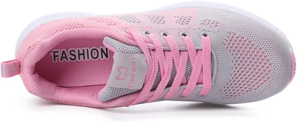 Sneakers for Women Walking Shoes Casual Lace Up Walking Shoes Women Jogging Shoes Dressy Casual Black Platform Sneaker Steel Toe Tennis Shoe Trainers Shoe