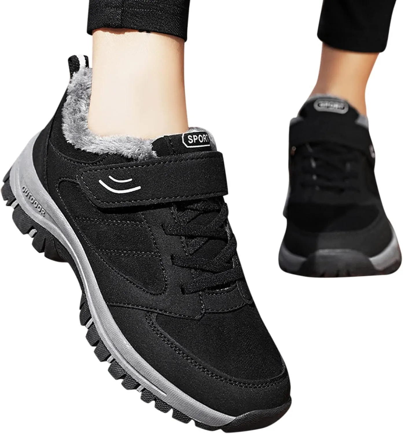 Snow Boots for Women Warm Winter Boots Anti-Slip Comfortable Ankle Boots Cold Weather Boot Walking Shoes for Men