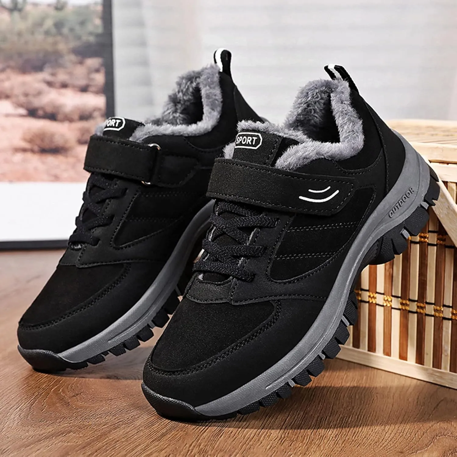 Snow Boots for Women Warm Winter Boots Anti-Slip Comfortable Ankle Boots Cold Weather Boot Walking Shoes for Men