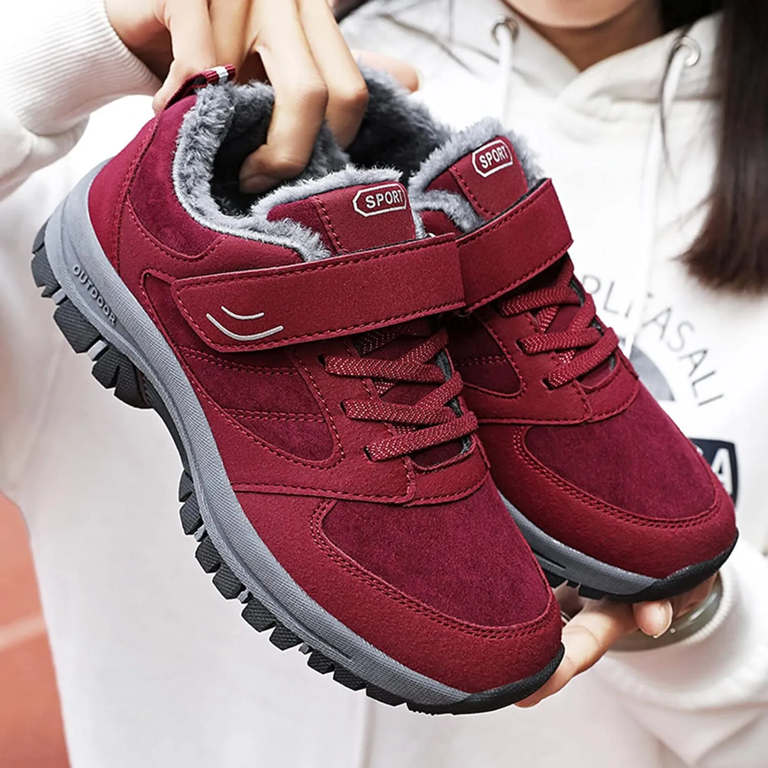 Snow Boots for Women Warm Winter Boots Anti-Slip Comfortable Ankle Boots Cold Weather Boot Walking Shoes for Men