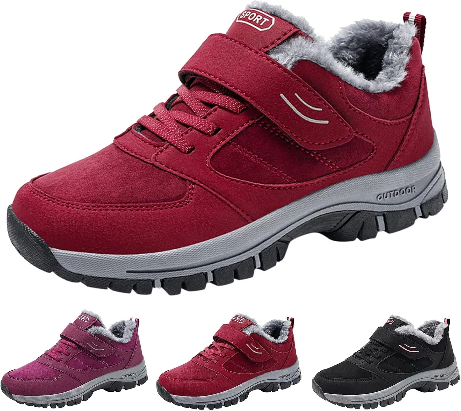 Snow Boots for Women Warm Winter Boots Anti-Slip Comfortable Ankle Boots Cold Weather Boot Walking Shoes for Men