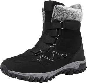 Snow Boots Hiking Men High Top Snow Boots Fashion Casual Women Snow Boots Winter Walking Shoes for Men