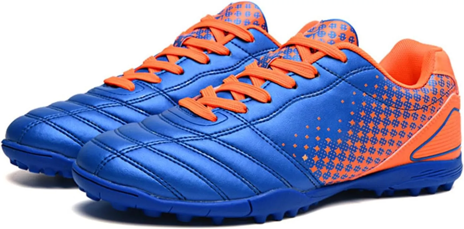 Soccer Shoes for Boys Girls Kids Athletic Football Cleats Shoes Outdoor Indoor Lightweight Training Sports Sneakers