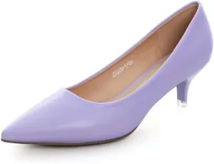 Stunner Women's Classic Fashion Pointed Toe Low Heel Dress Pumps Shoes