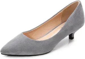 Stunner Women's Classic Fashion Pointed Toe Low Heel Dress Pumps Shoes