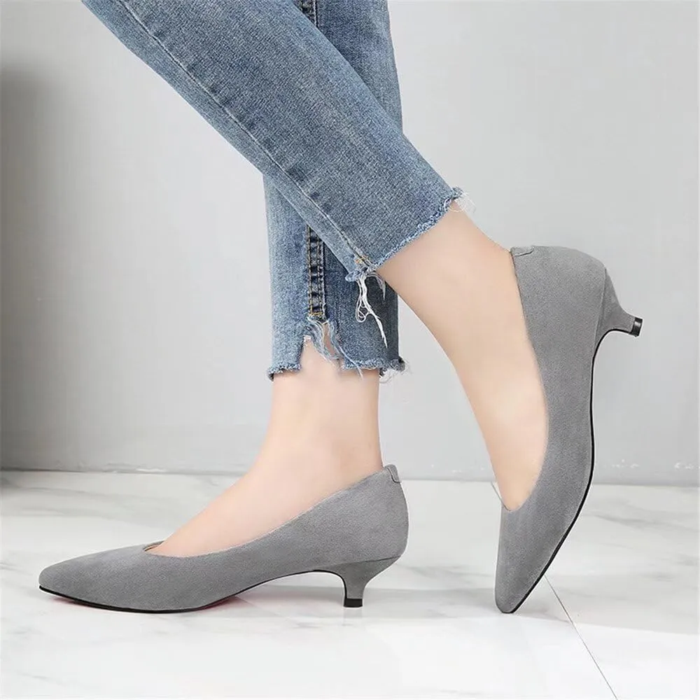 Stunner Women's Classic Fashion Pointed Toe Low Heel Dress Pumps Shoes