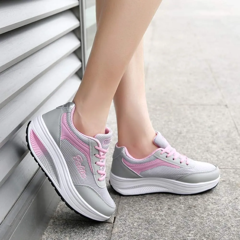 Stylish Platform Sneakers for Women 2023 Women's Hiking Shoes Wide Womens Slip On Shoes Size 8 Wide Womens Running Shoes Size 11 Black Tenis Negros para Caminar De Mujer Comodos