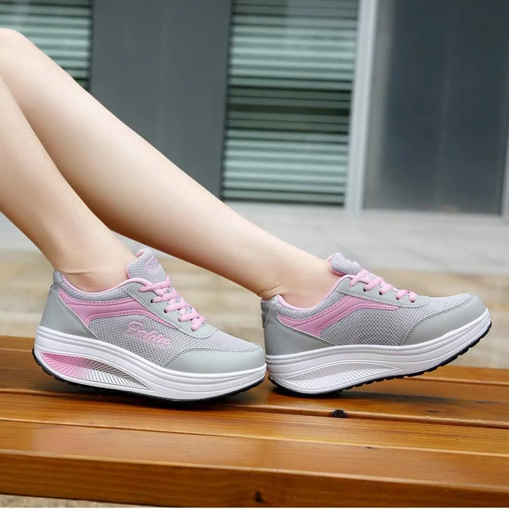 Stylish Platform Sneakers for Women 2023 Women's Hiking Shoes Wide Womens Slip On Shoes Size 8 Wide Womens Running Shoes Size 11 Black Tenis Negros para Caminar De Mujer Comodos