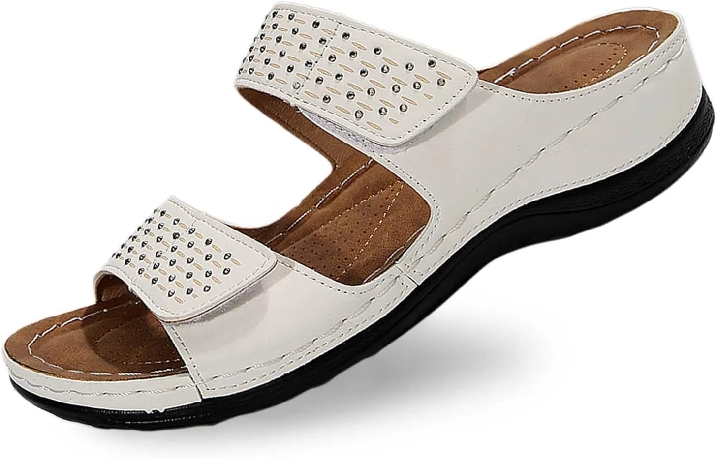 Stylish Women's Slipper with Rhinestone Design Casual Everyday Wear Perfect Summer Outfits Slipper Socks Women Winter