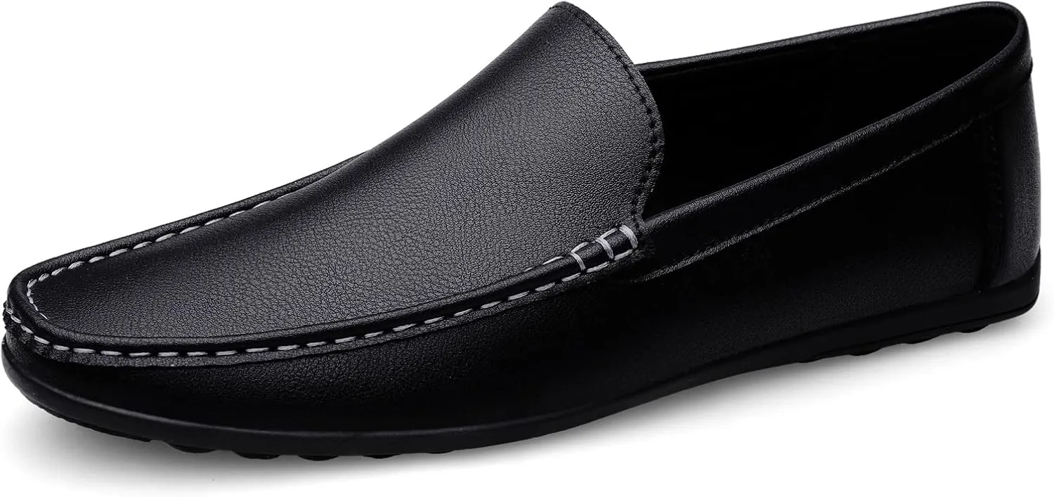 Summer Men Loafers Wedding Dress White Driving Moccasins Footwear Man Casual Shoes Leather Slip On Super Lightweight Male Shoes