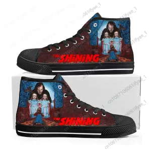 The Shining High Top Canvas Sneakers – Horror Movie-Inspired Jack Nicholson Casual Shoes for Men, Women, Teens