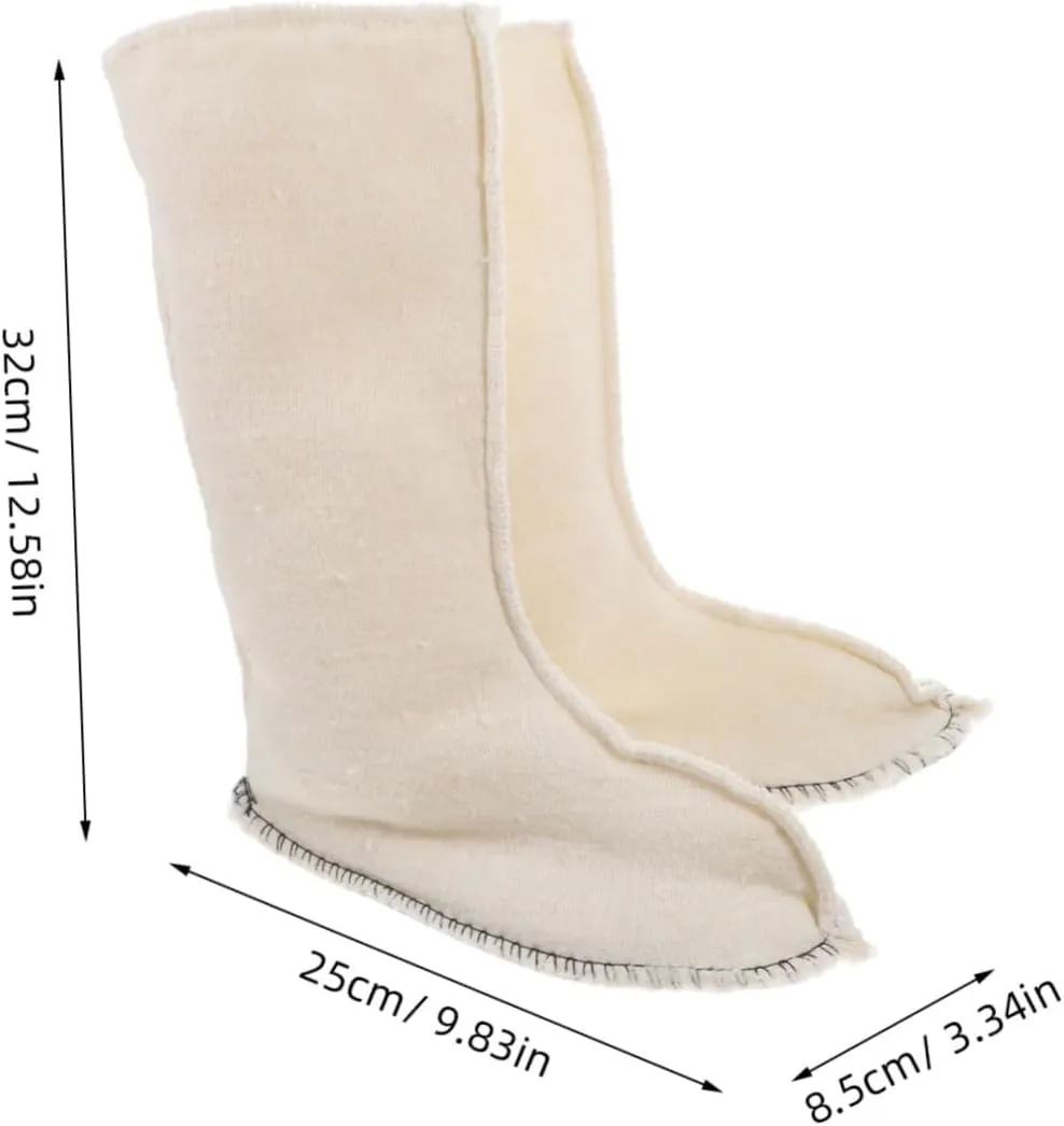 Thermal Boot Liners for Men Women Warm Breathable Liners Detachable Inner Linings for Rain Boots