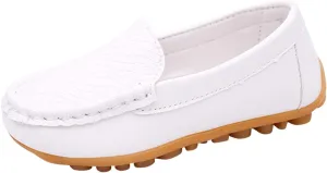 Toddler Boys Girls Loafers Summer Flat Bottom Rubber Sole Solid Color Casual Soft Shoes