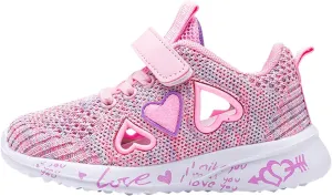 Toddler Boys Girls Tennis Mesh Sneaker Kids Lightweight Lace-up Running Athletic Shoes for Toddler/Big Kids