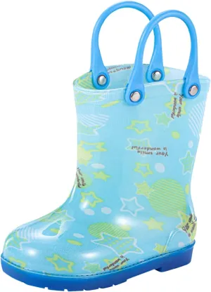Toddler Cute Colorful Rain Boots Baby Rain Boots Short Cartoon Rain Boots For Toddler Easy On Lightweight Boot Girls