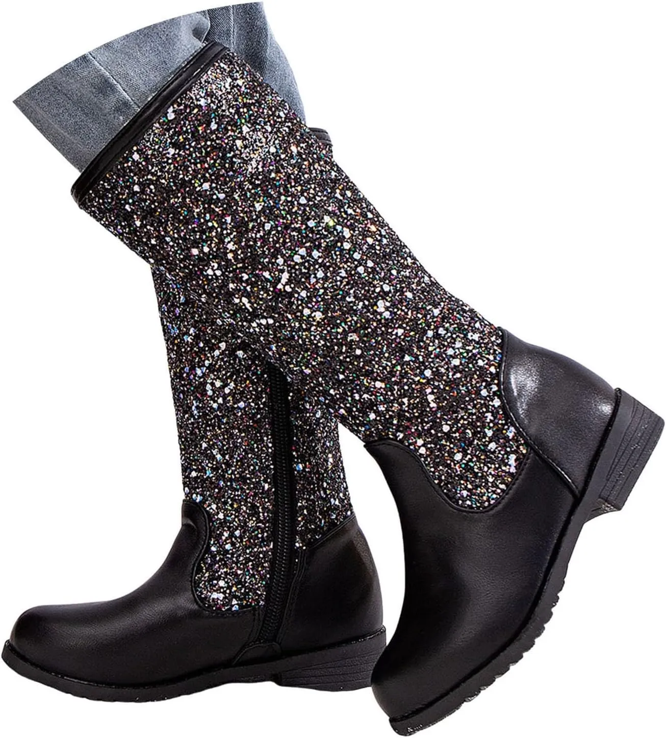 Toddler Girls Cowgirl Boots Western Glitter Cowboy Boot Ankle Boots Little Kids Big Kid Cute Party Birthmen Shoes