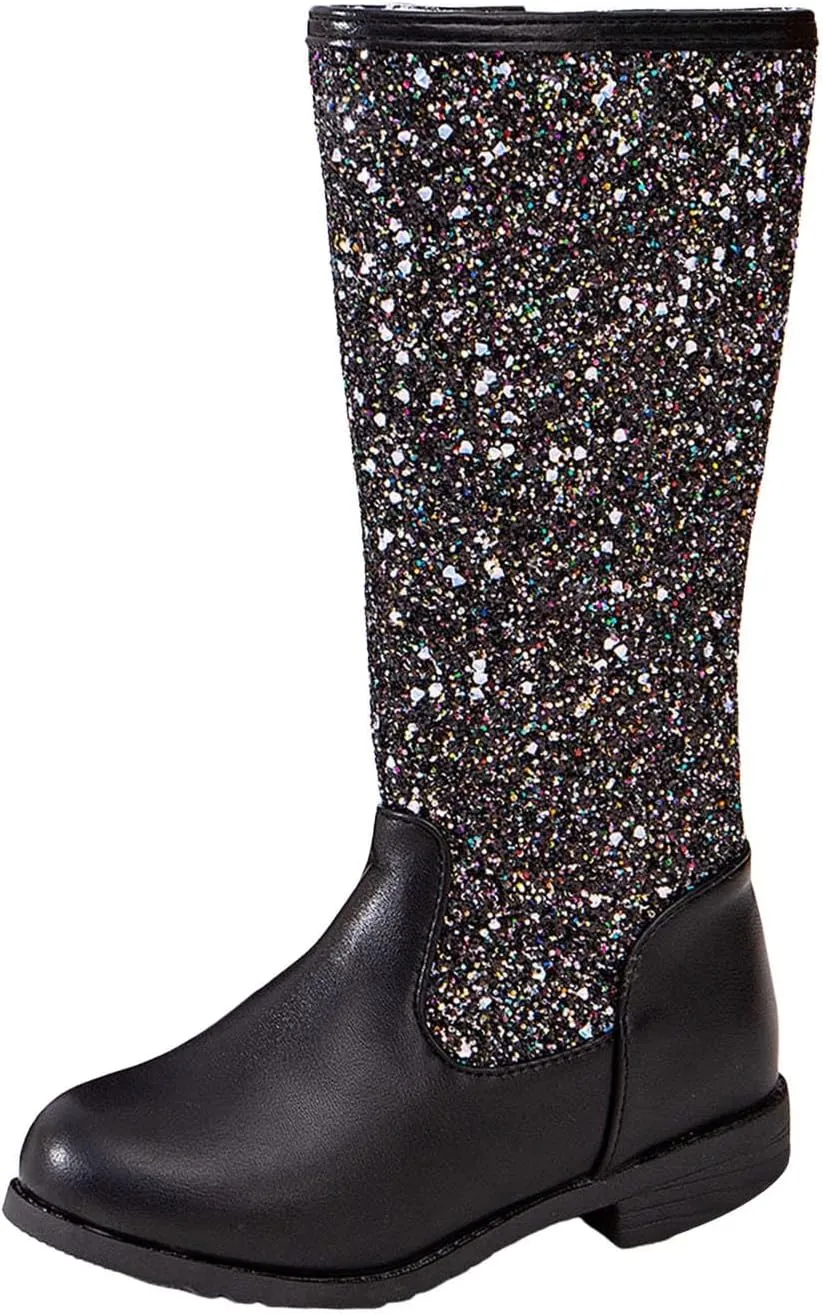 Toddler Girls Cowgirl Boots Western Glitter Cowboy Boot Ankle Boots Little Kids Big Kid Cute Party Birthmen Shoes