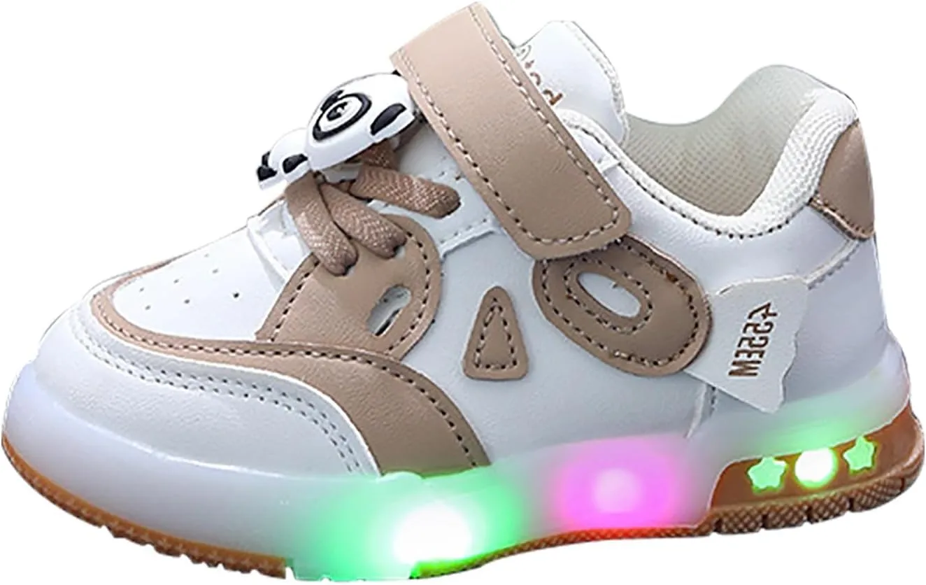 Toddler Girls Glitter Sneakers Ankle Breathable Flat First Walking No Lace Sport Shoes Outdoor Non Slip Running Shoes