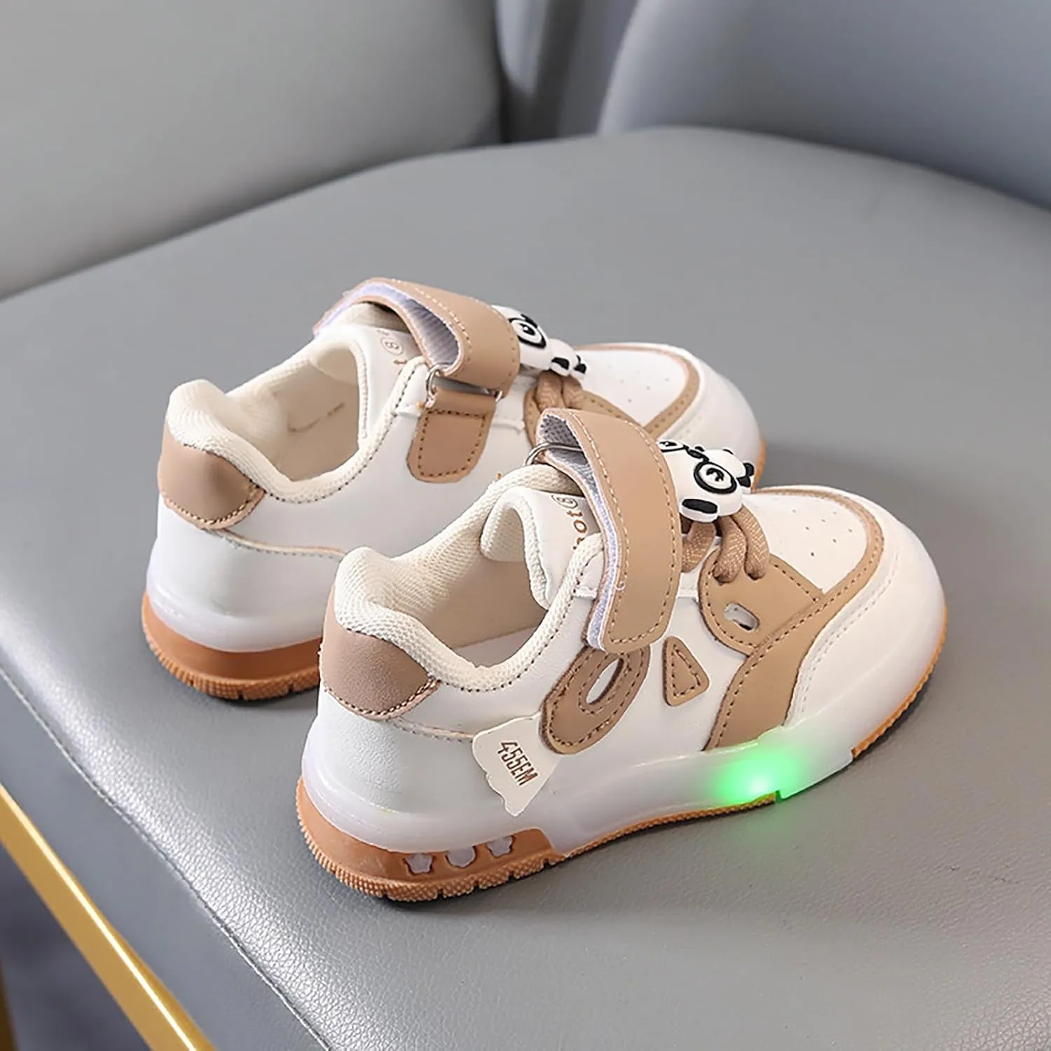 Toddler Girls Glitter Sneakers Ankle Breathable Flat First Walking No Lace Sport Shoes Outdoor Non Slip Running Shoes