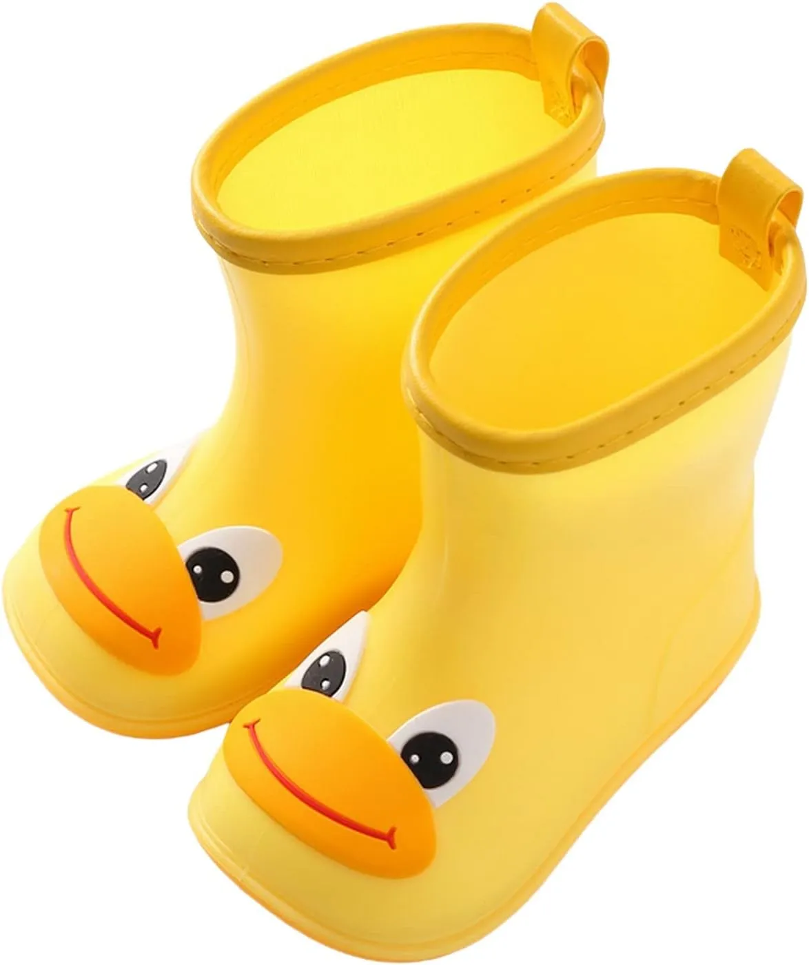 Toddler Kids Cartoon Duck Character Rain Shoes Rain Shoes Boys and Girls Water Shoes Baby Rain Boots