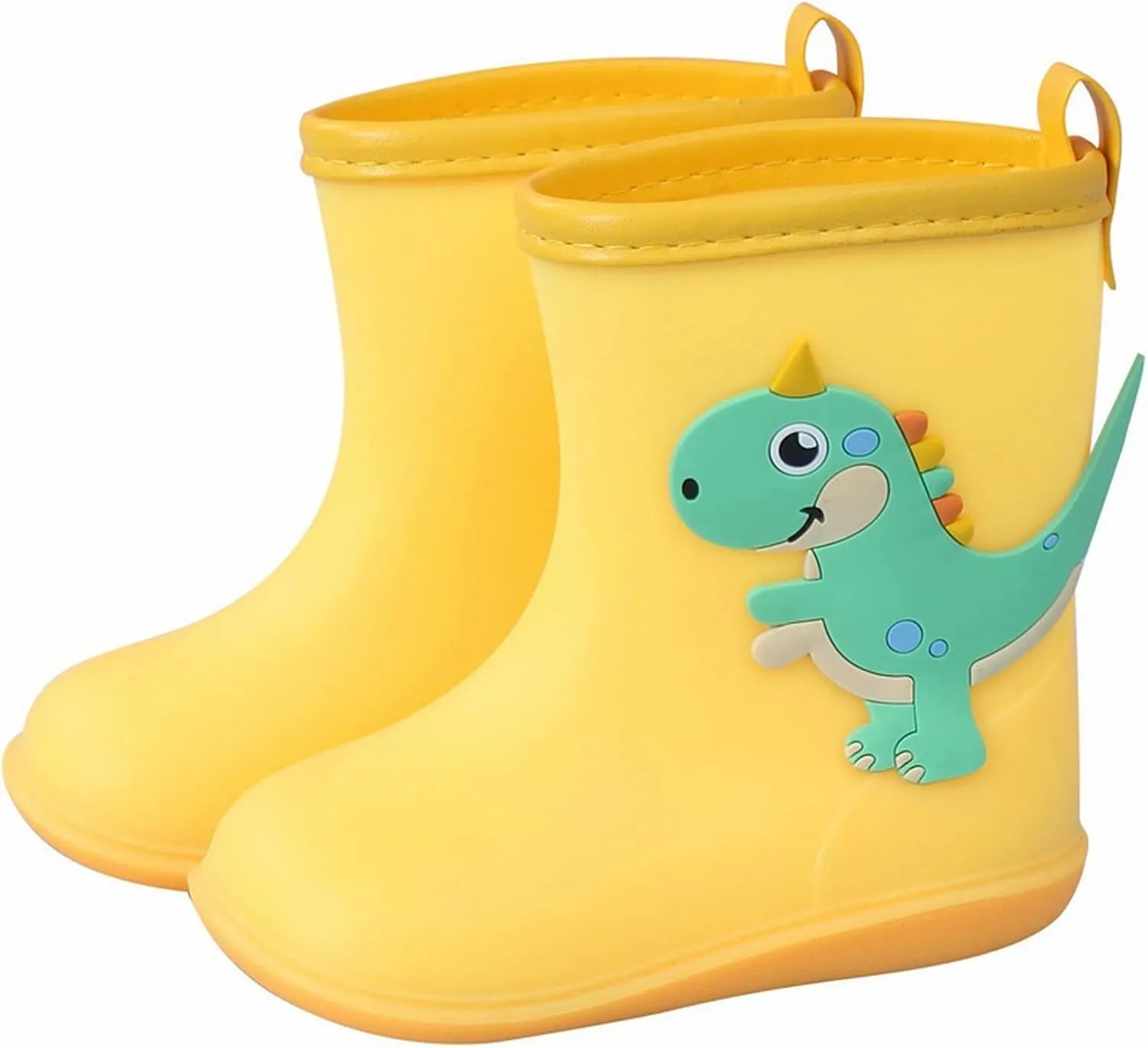 Toddler Kids Rain Boots Shoes Boys Girls Water Shoes Baby Cute Cartoon Dinosaur Print Rain Boots