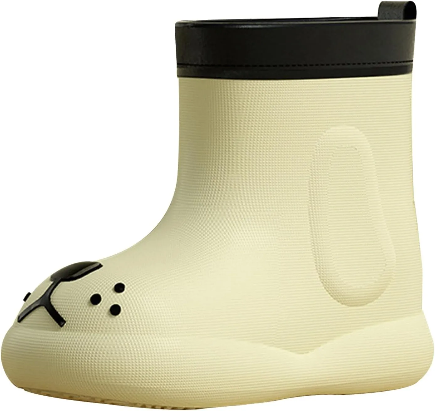 Toddler Kids Waterproof Cute Cartoon Rain Boots Rubber Soft Sole Outdoor Play Work Shoes for Little Boys Girls