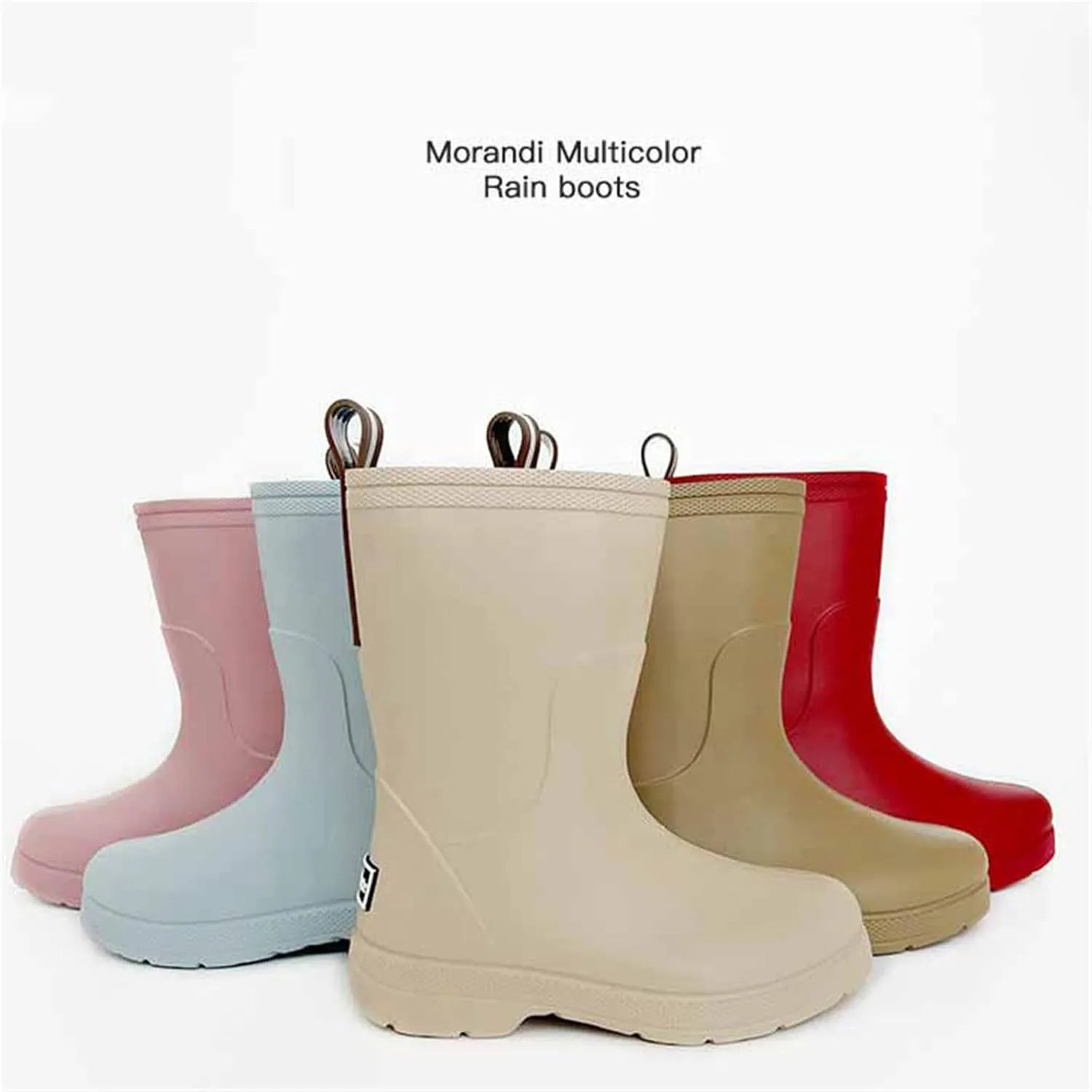 Toddler Rain Boots Baby Rain Boots Short Rain Boots For Toddler Easy-On Lightweight Waterproo?? Toddler Girl Rain Boots