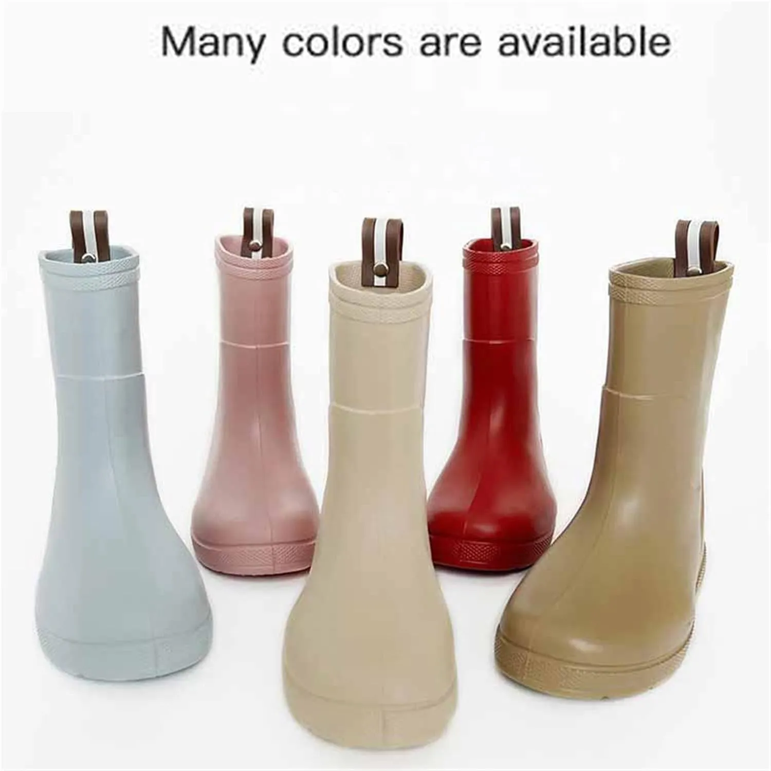 Toddler Rain Boots Baby Rain Boots Short Rain Boots For Toddler Easy-On Lightweight Waterproo?? Toddler Girl Rain Boots