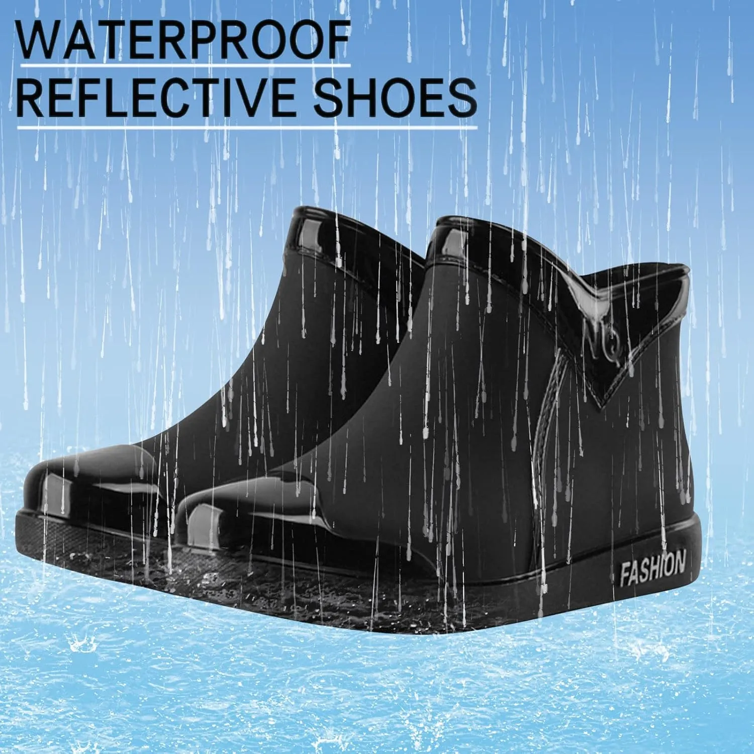 Toddler Rain Boots for Boys Girls Kids Rain Shoes Lightweight and Baby rain boots with Easy 4c Rain Boots