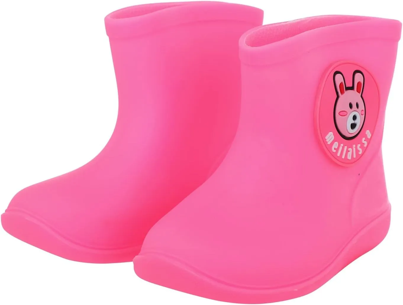 Toddler Rain Boots for Boys Girls Water-proof Baby Kids Rain Boots With Easy-on Non Slip Rubber Snow Boots