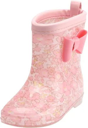 Toddler Rain Boots Rain Boots Short Rain Boots for Toddler Easy Lightweight Rain Boots Girls Toddler Shoes for Rainy Days