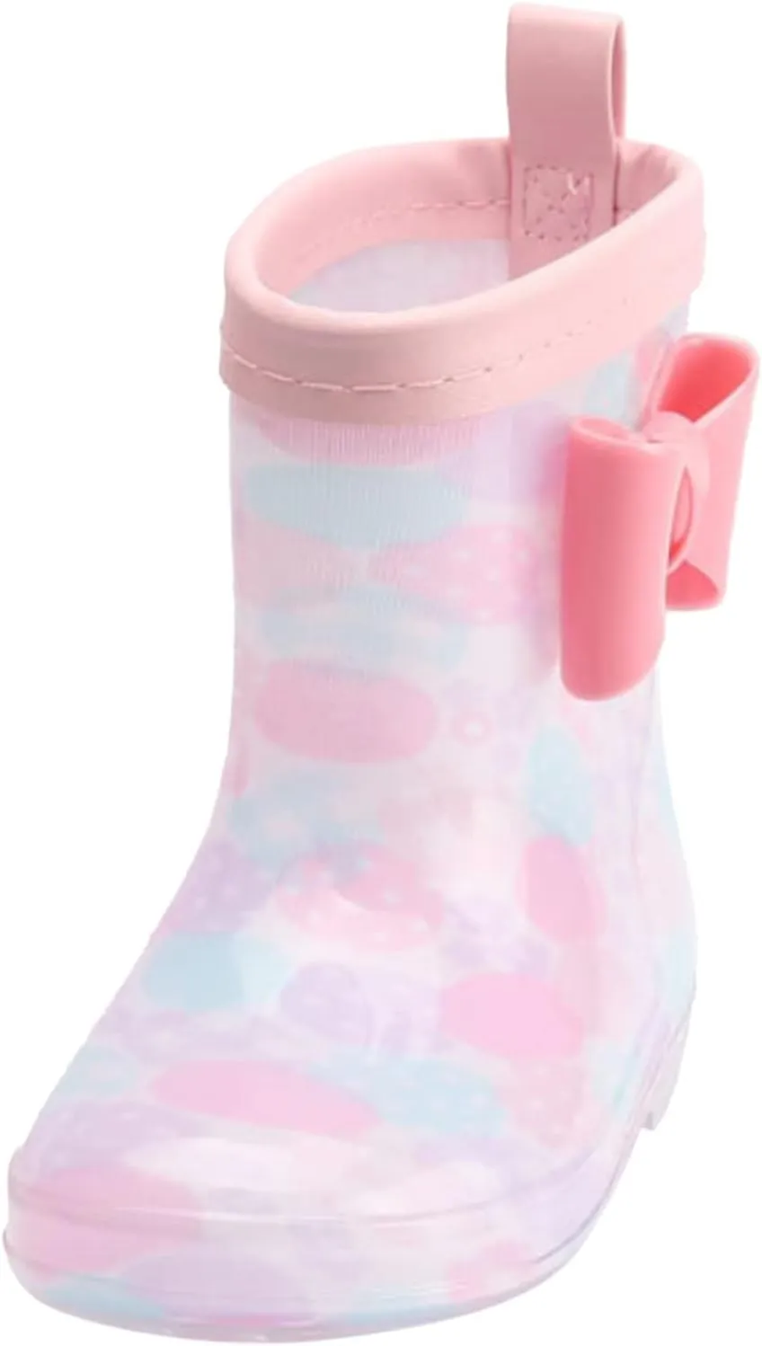 Toddler Rain Boots Rain Boots Short Rain Boots for Toddler Easy Lightweight Rain Boots Girls Toddler Shoes for Rainy Days