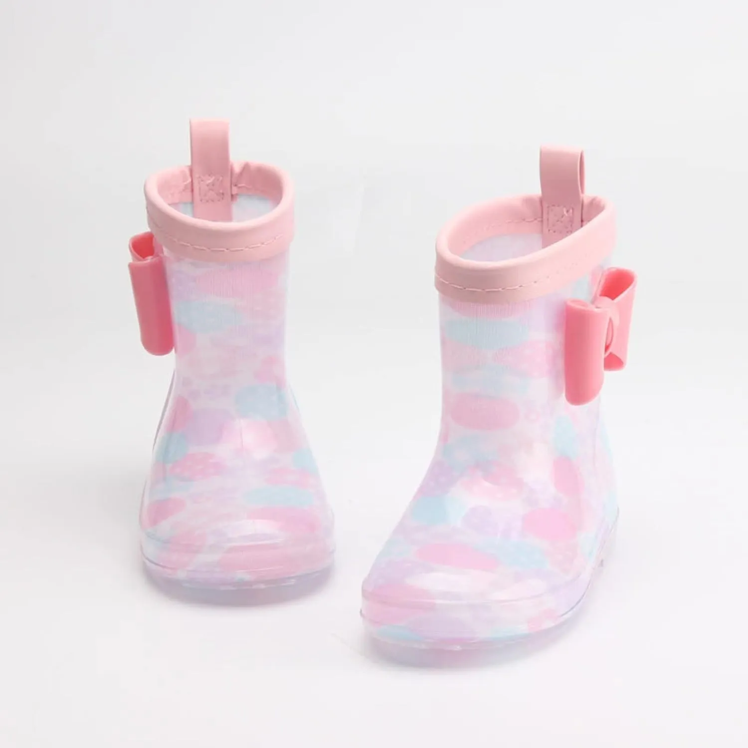 Toddler Rain Boots Rain Boots Short Rain Boots for Toddler Easy Lightweight Rain Boots Girls Toddler Shoes for Rainy Days