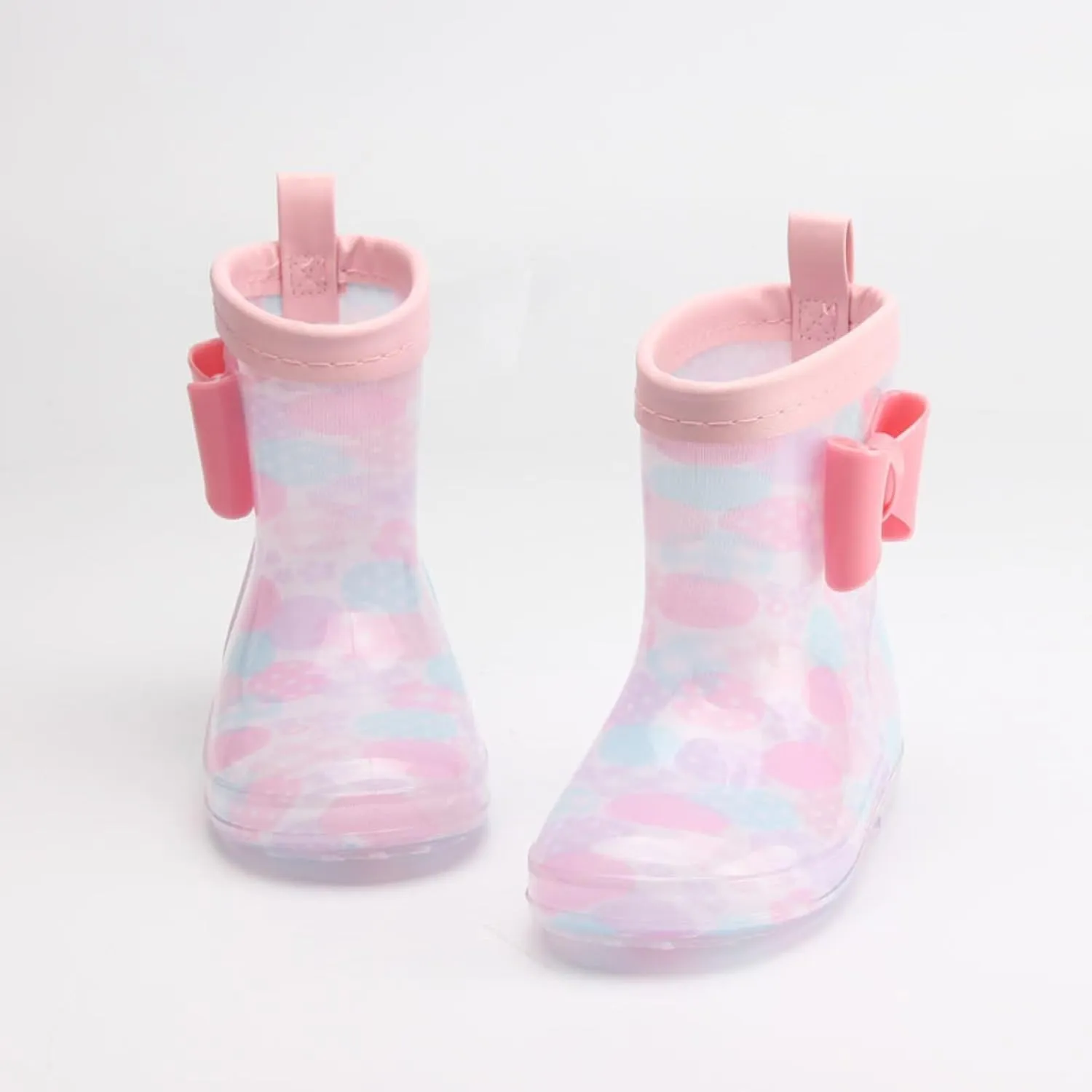 Toddler Rain Boots Rain Boots Short Rain Boots for Toddler Easy Lightweight Rain Boots Girls Toddler Shoes for Rainy Days