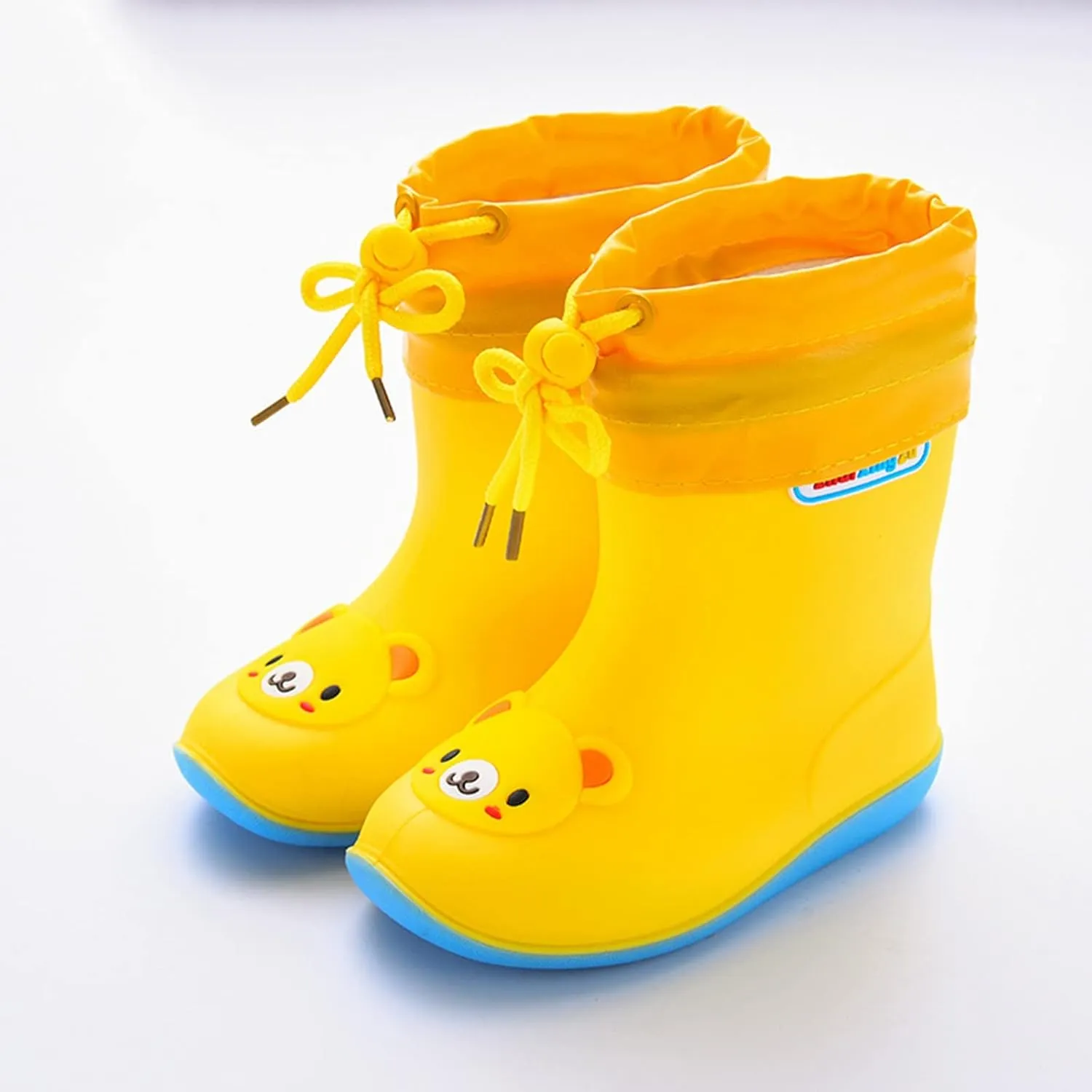 Toddler Rain Boots Waterproof Rainboots Outdoor Boys Girls Cute Water Shoes Non-Slip Rubber Mud Boots Lightweight