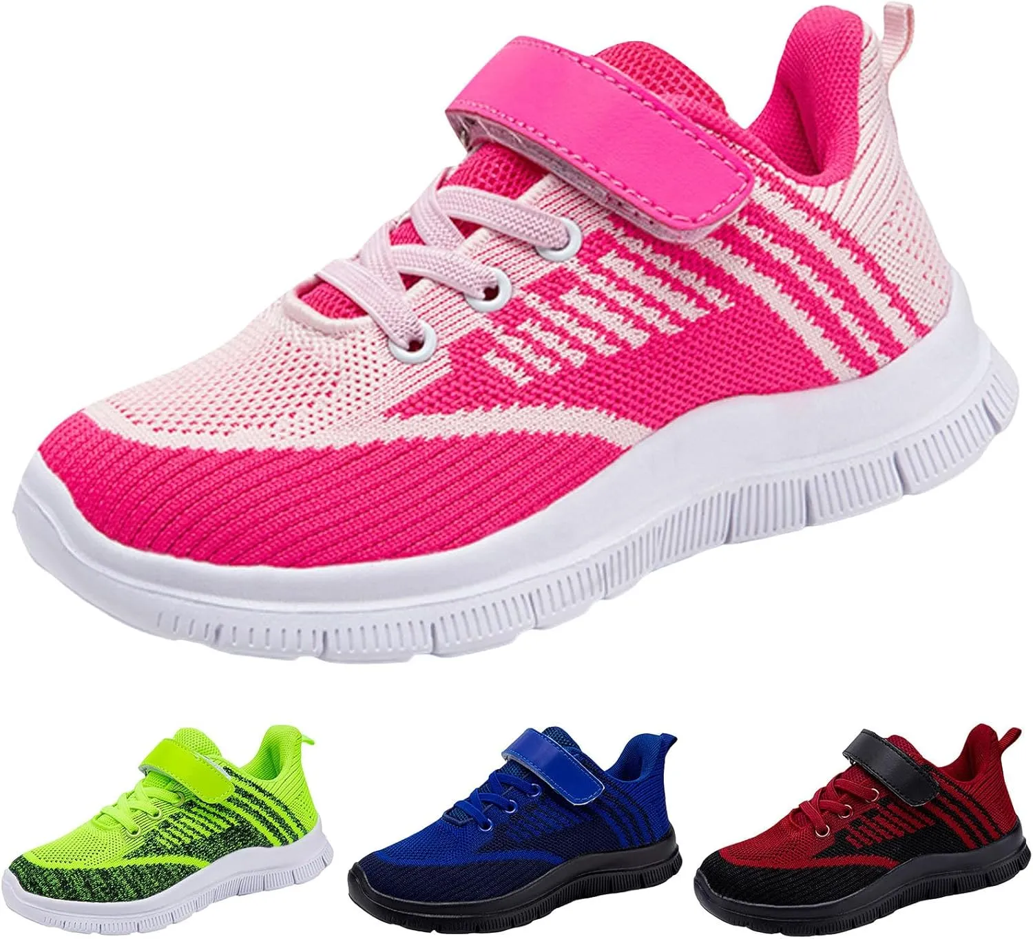Toddler/Little Kid Sneakers for Boys Lightweight Breathable Sports Athletic Running Tennis Shoes Cute Girls Sneakers