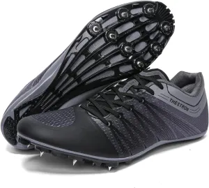 Track and Field Shoes Men Women Kids Spikes Sneakers Track Race Jumping Sneakers Girls Professional Running Nail Spikes Shoes Boys