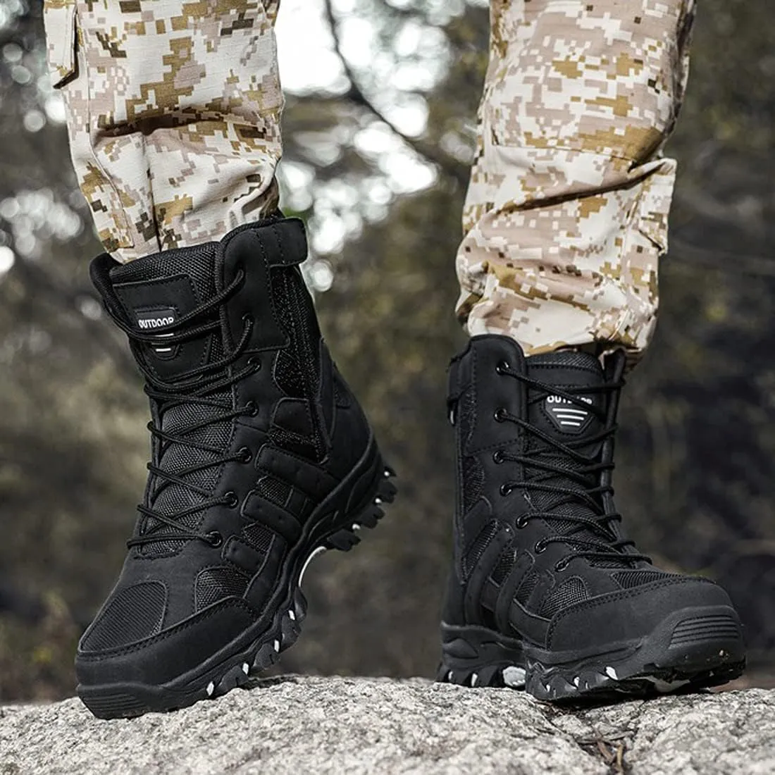 Trail Running Boots Mens Walking Shoes Trekking Hiking Boots Lightweight Outdoor Hiking Shoes Walking Trainers Shoes