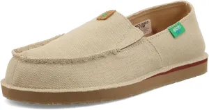 Twisted X Men's Slip-On Loafer, Moc Toe, Khaki, 13 W