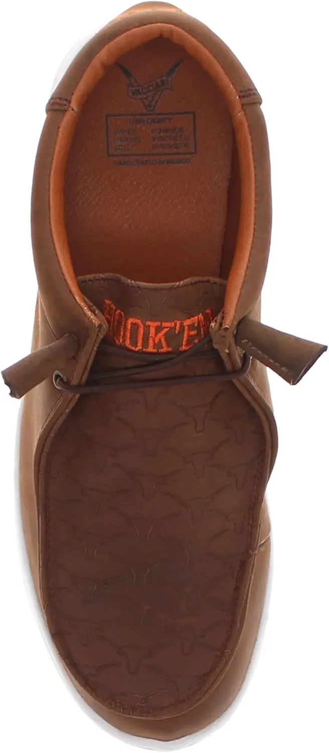 Vaccari Men's Mitchell Slip-On Leather Loafers & NCAA League Embroidery | Comfortable & Light-Weight Casual Shoes