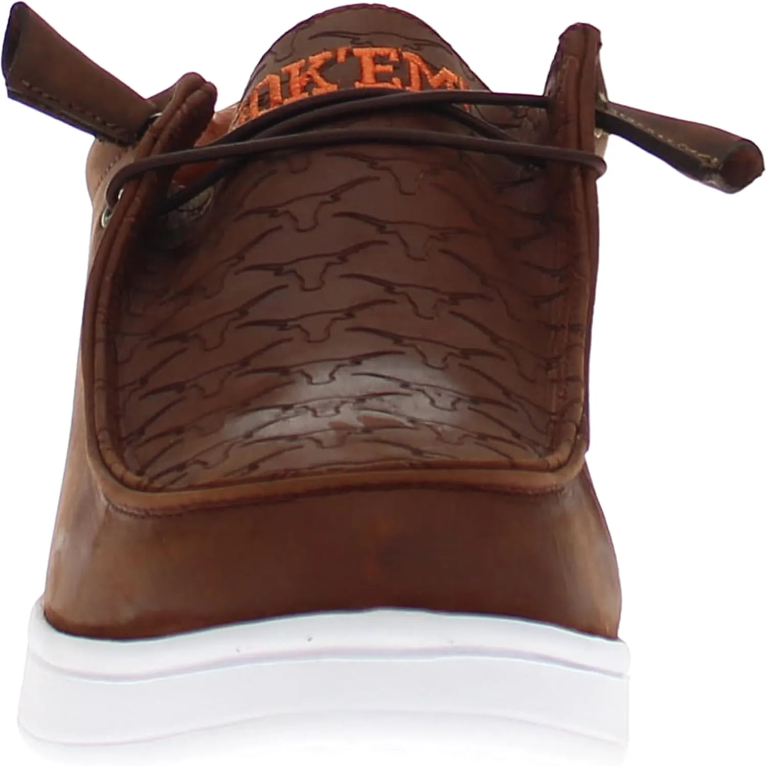 Vaccari Men's Mitchell Slip-On Leather Loafers & NCAA League Embroidery | Comfortable & Light-Weight Casual Shoes