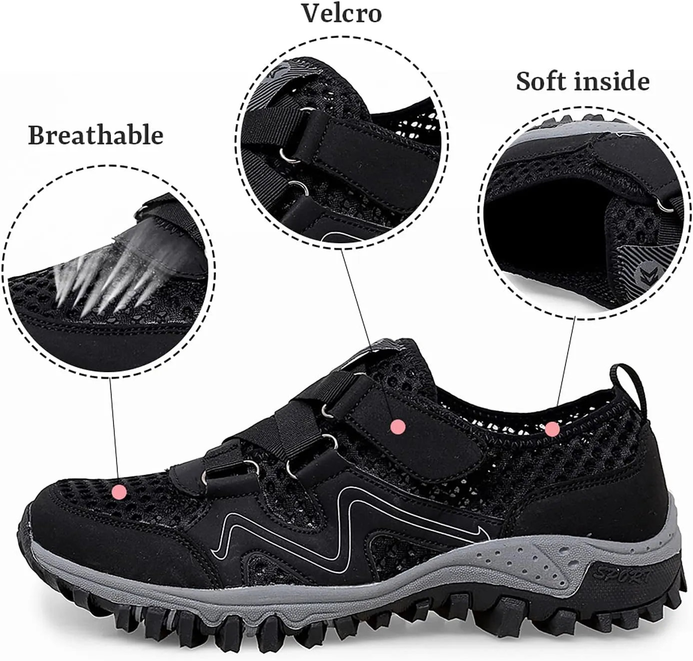 VARSKARC Men's Winter Thermal Villi Comfortable Platform high top Shoes