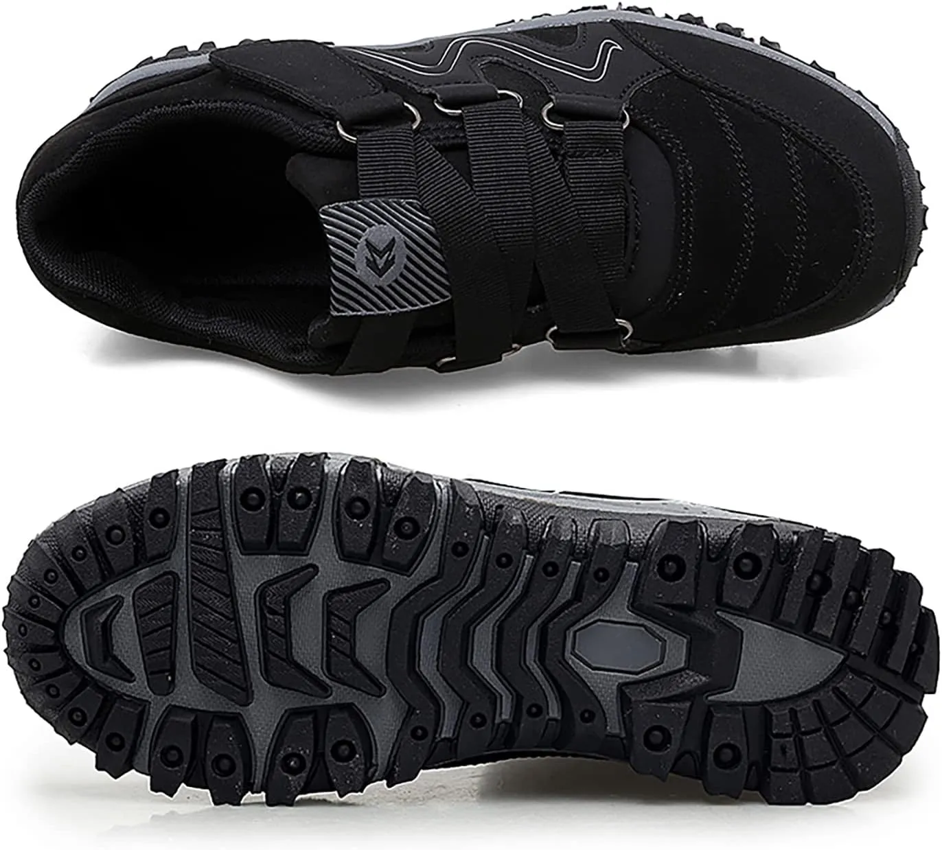 VARSKARC Men's Winter Thermal Villi Comfortable Platform high top Shoes