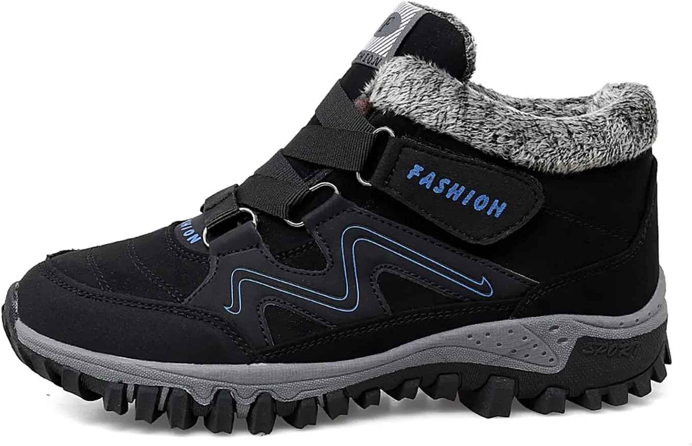 VARSKARC Men's Winter Thermal Villi Comfortable Platform high top Shoes