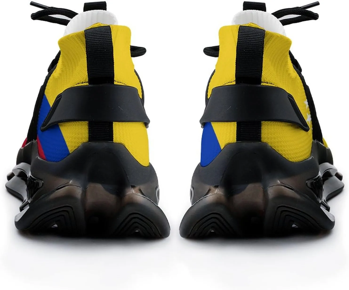 Venezuela Flag Walking Shoes for Men Lightweight Tennis Fashion Elastic Sports Shoes Cushion Basketball Shoes