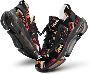 Vintage Bigfoot Believe Walking Shoes for Men Lightweight Tennis Fashion Elastic Sports Shoes Cushion Basketball Shoes