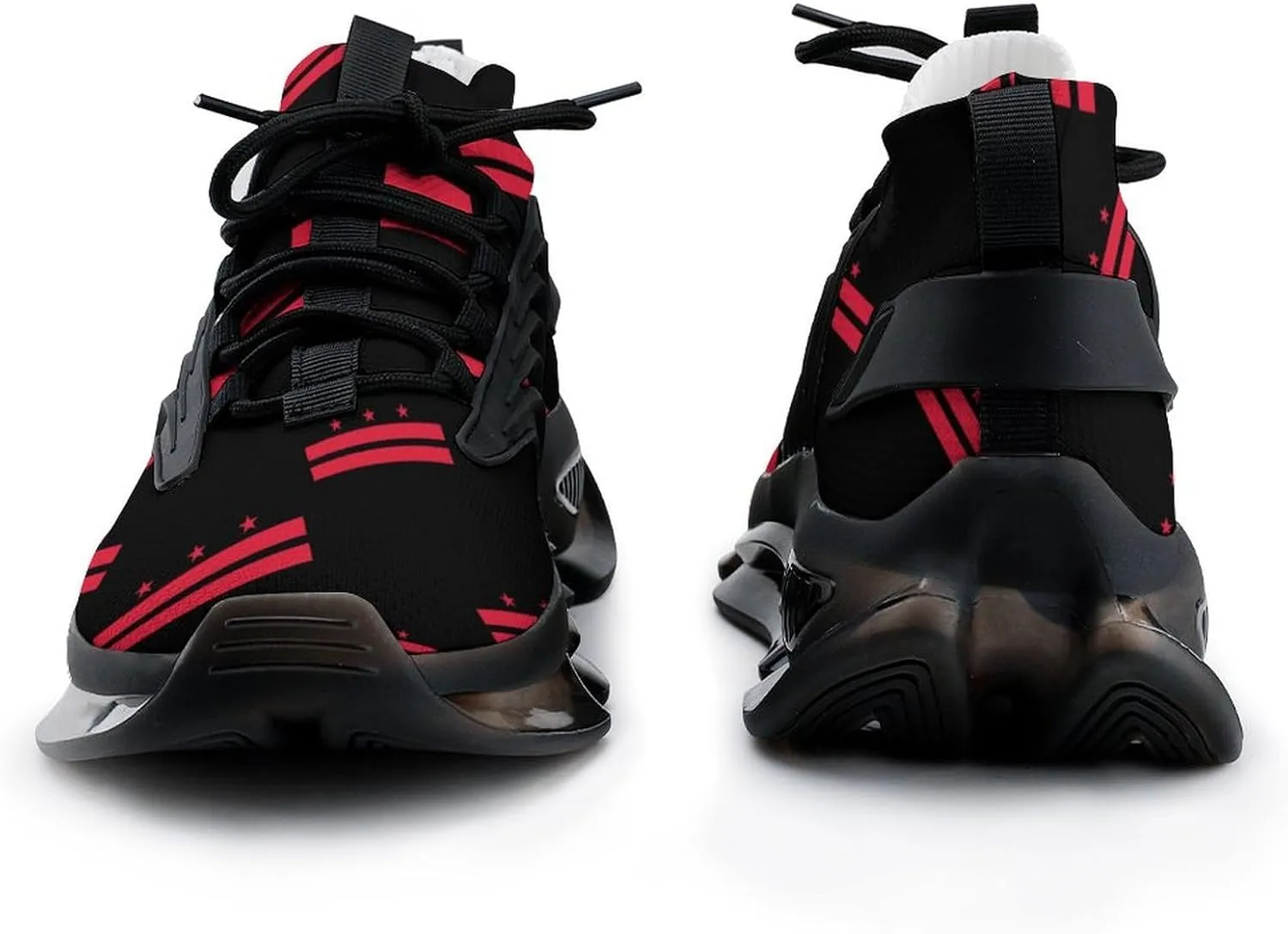 Washington D.C Walking Shoes for Men Lightweight Tennis Fashion Elastic Sports Shoes Cushion Basketball Shoes