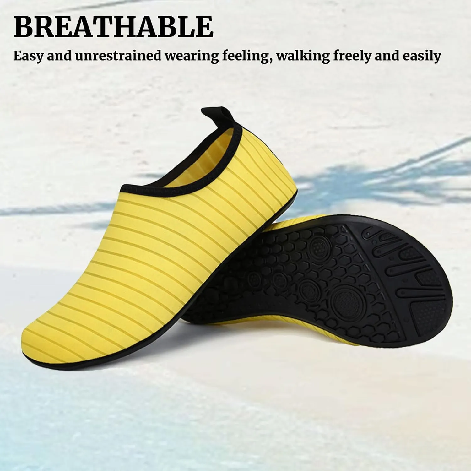 Water Shoes for Women Men Barefoot Aqua Socks Quick-Dry Shoes for Beach Non Slip Indoor Outdoor Walking Barefoot Exercise Wear Sport Accessories Yoga Socks