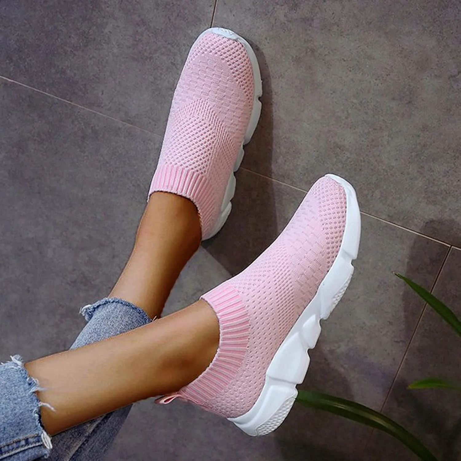 White Sneakers for Women Wide Feet Zapatos Tenis De Trabajo para Mujer Antideslizantes White Tennis Shoes Women Arch Support Wide 10 1/2 Women Sneakers Black Women's Slip On Shoes Size 7.5 W
